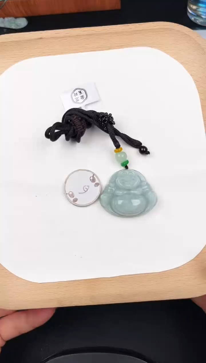 颈饰未镶嵌翡翠孤品-5