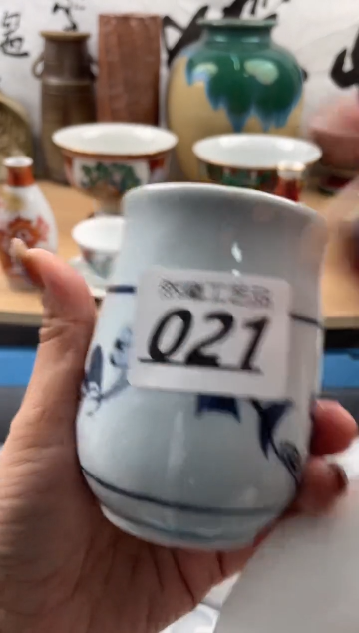 【闪购商品】瓷片021然曦海外工艺品18包邮