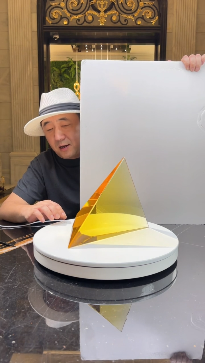 【闪购商品】摆件AJ1112022棱镜艺术琉璃摆件