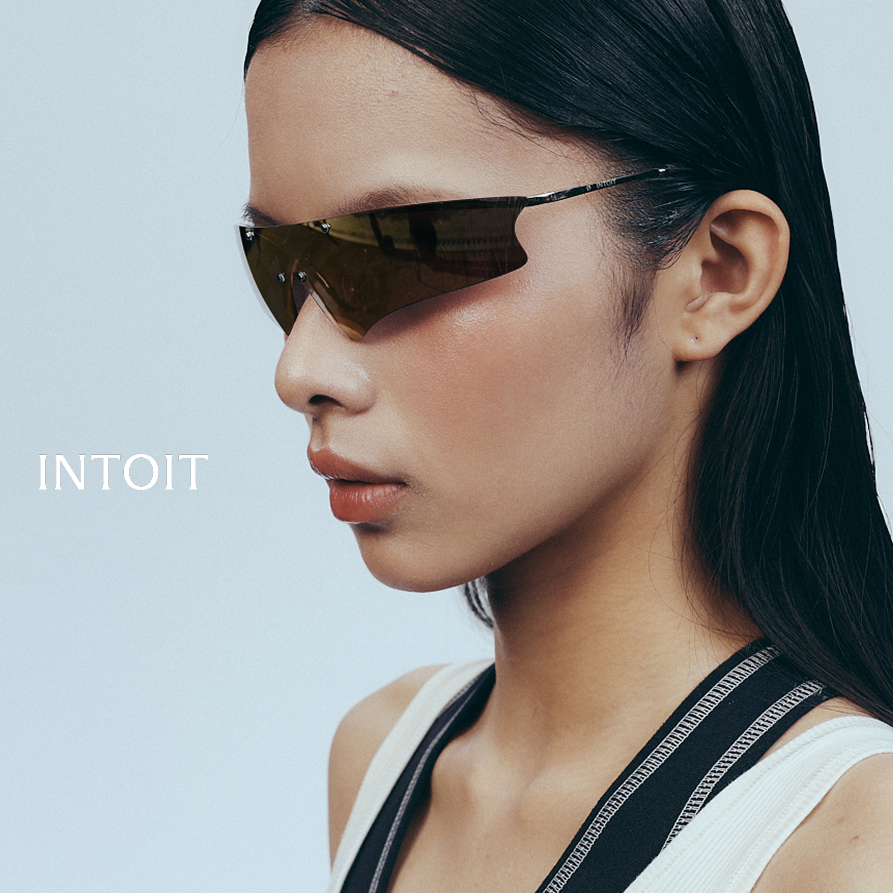 INTOIT｜ASA·金色镀膜轻量运动墨镜【骑行跑步户外蝴蝶镜】