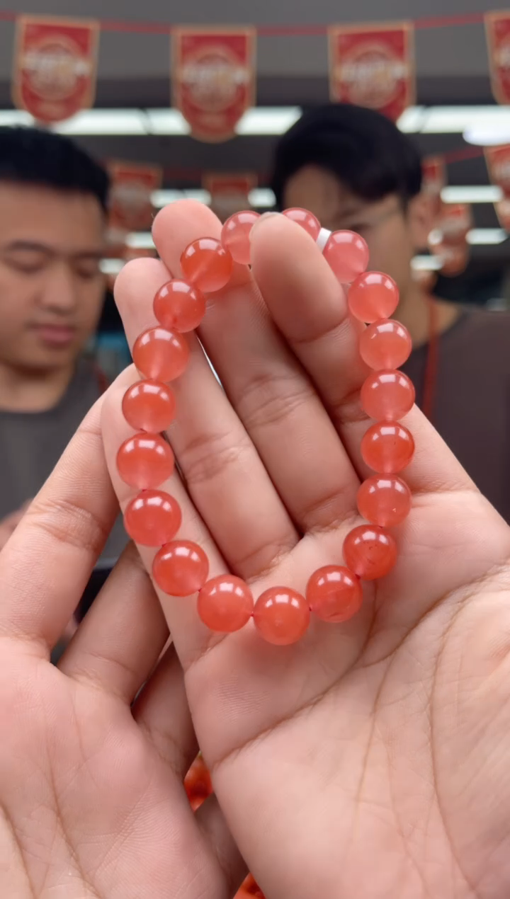 【闪购商品】南红玛瑙A08未镶嵌10mm滴水洞单圈-多样性发一件