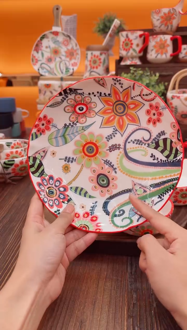 罐景德镇陶瓷餐具碗碟盘子