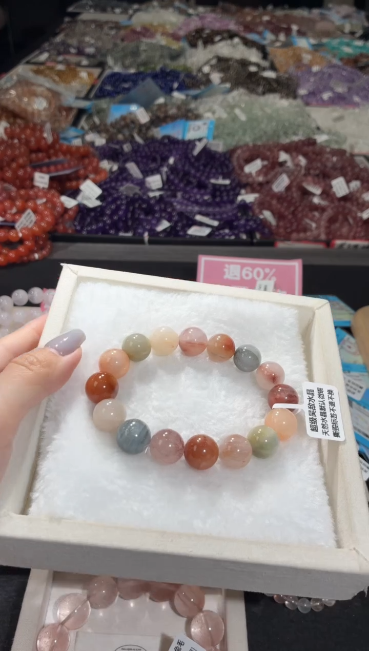 未镶嵌手链水晶207号多样性发一W13+