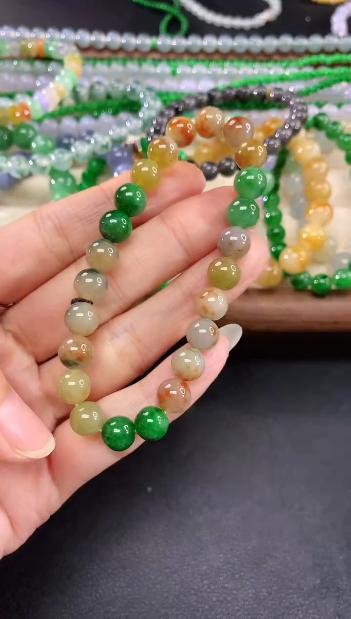 未镶嵌手串翡翠250|5800