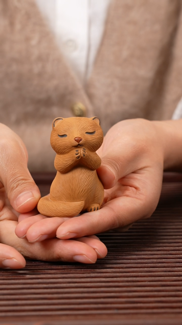 【闪购商品】紫砂茶宠小黄鼠狼