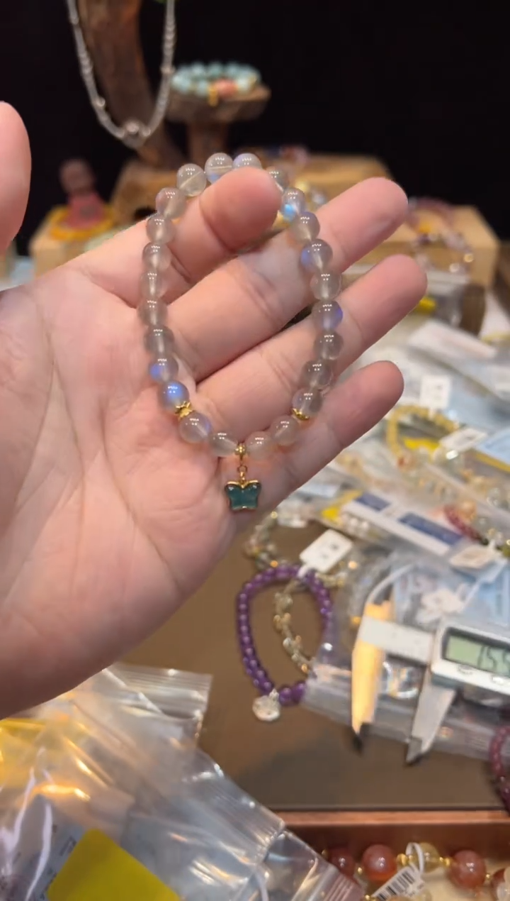 未镶嵌手链长石手饰@@D3205