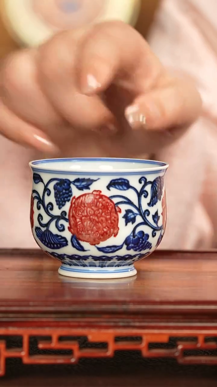 【闪购商品】杯子永明尚玩窑景德镇纯手工手绘陶瓷瓷