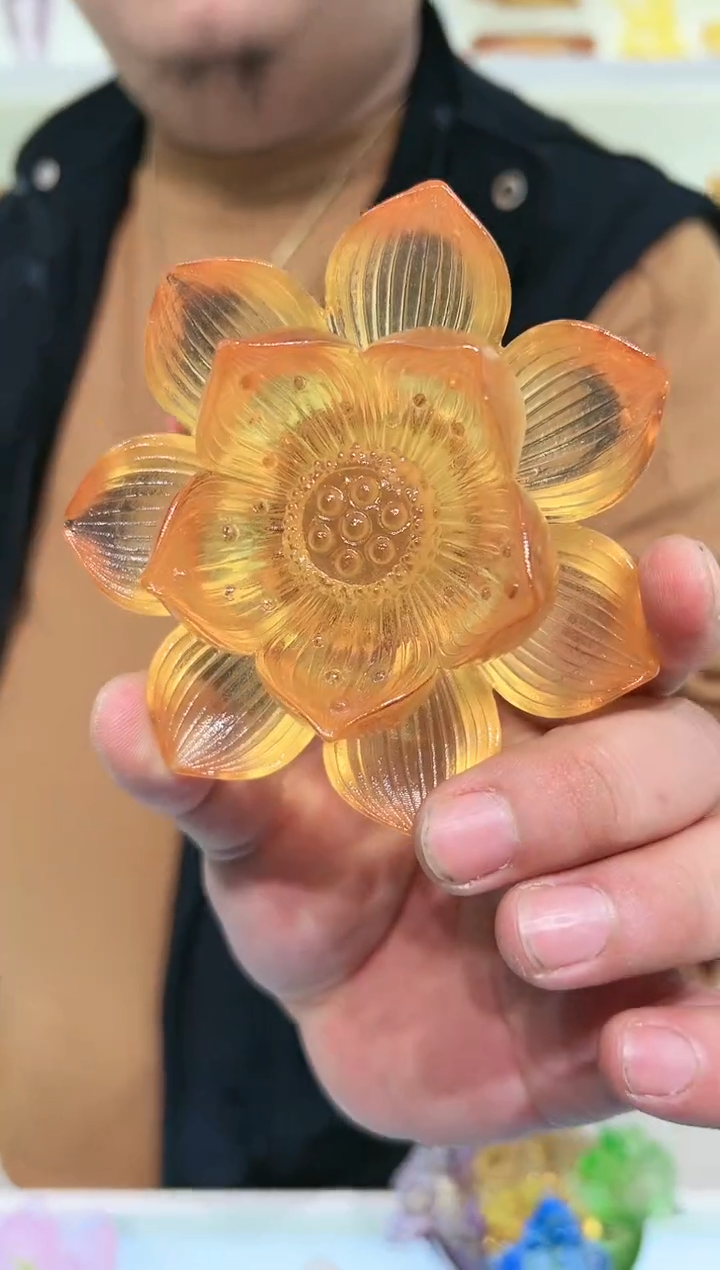 【闪购商品】茶宠古法琉璃莲花