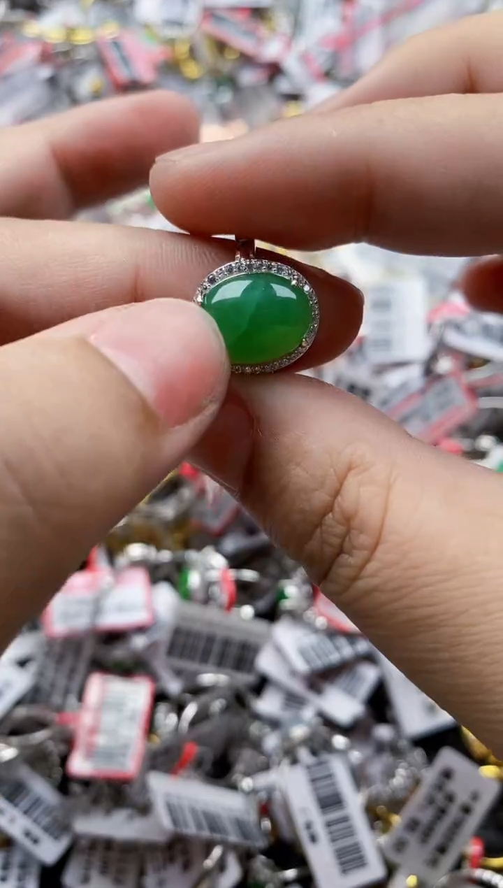 翡翠银S925镶嵌戒指33333333    2