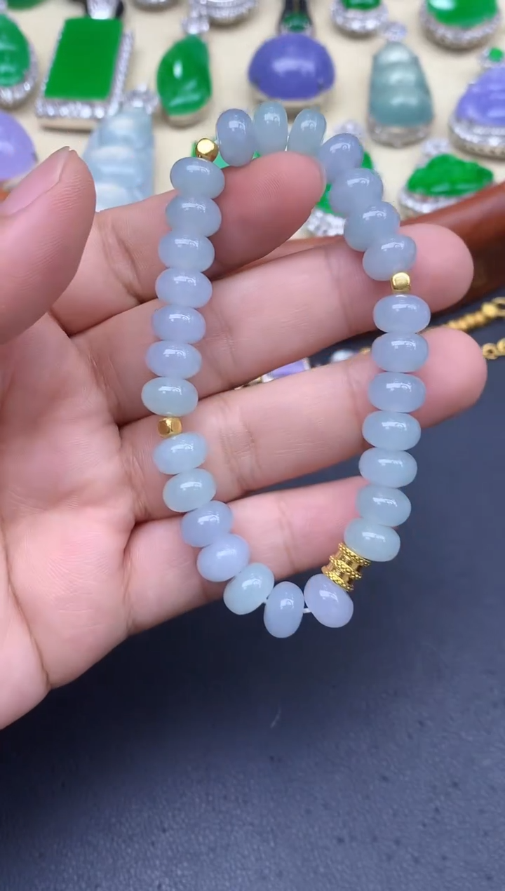 未镶嵌手链翡翠222-中国好珍宝