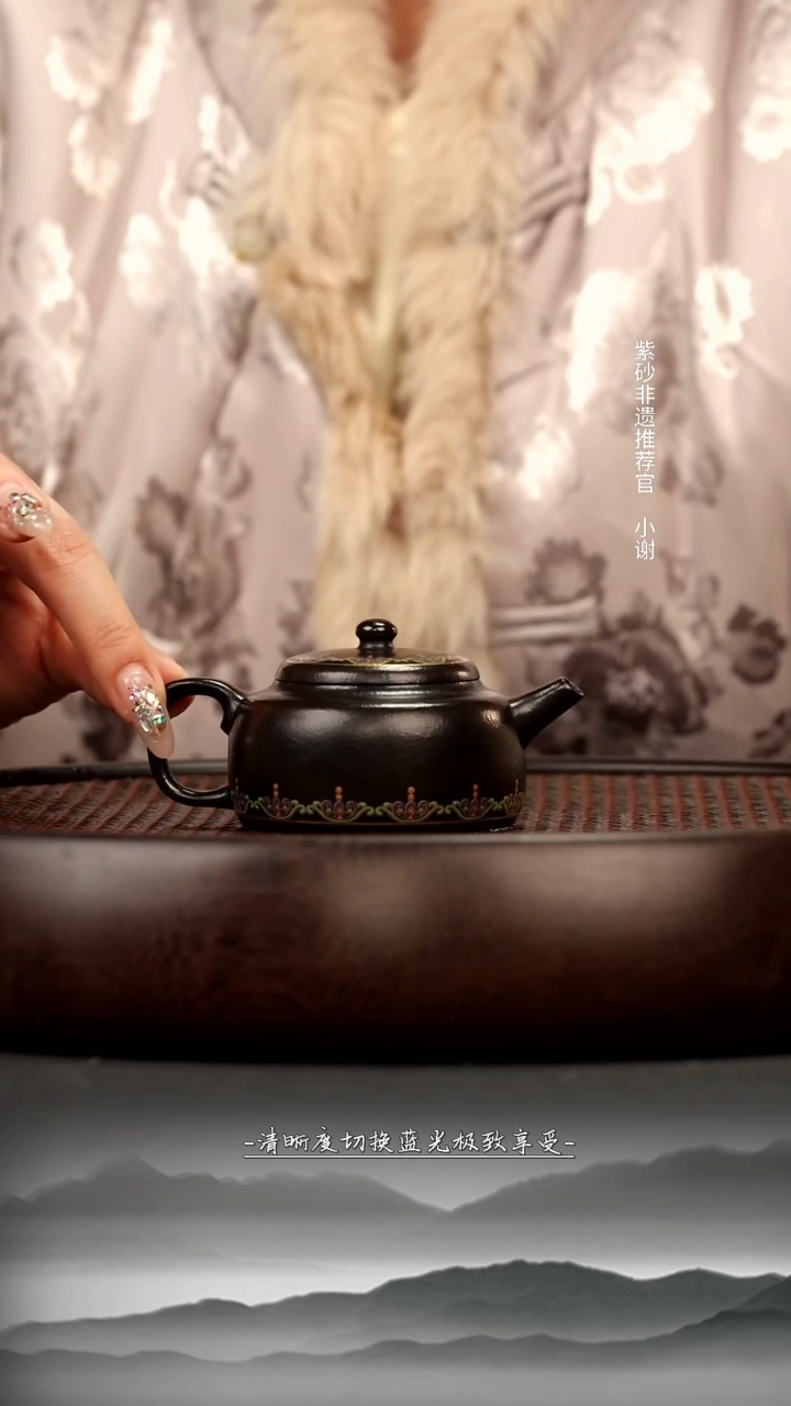 茶壶紫砂34 还原烧折肩德钟