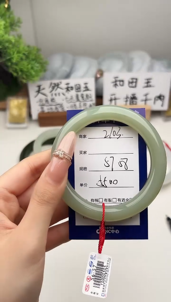 未镶嵌手镯和田玉微色差Z103