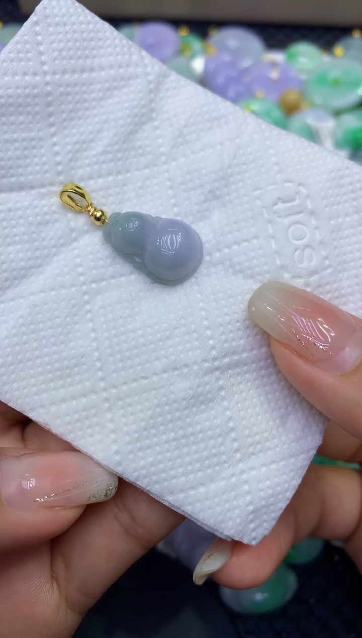 颈饰未镶嵌翡翠天然缅甸A货翡翠