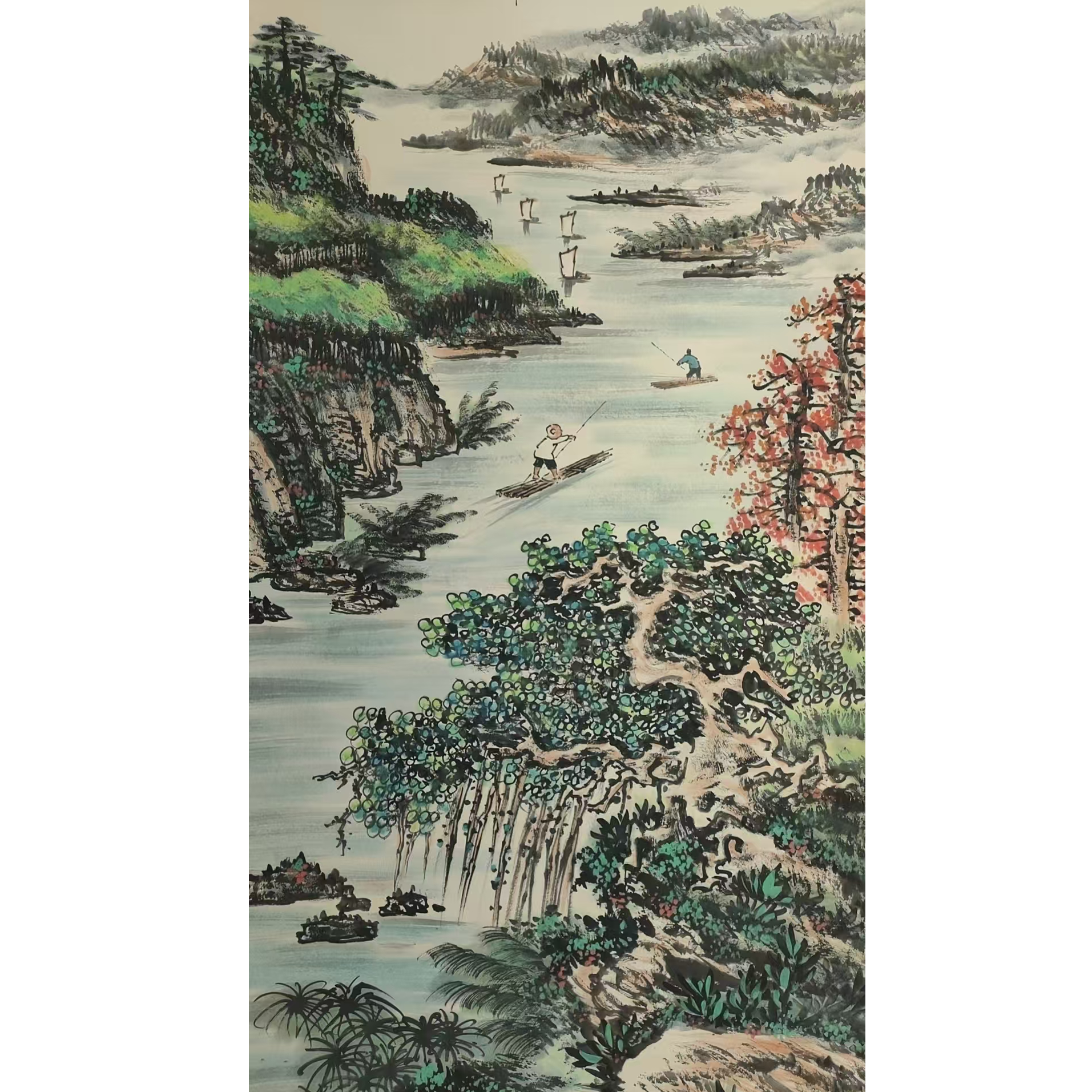 关   山水立轴138/67