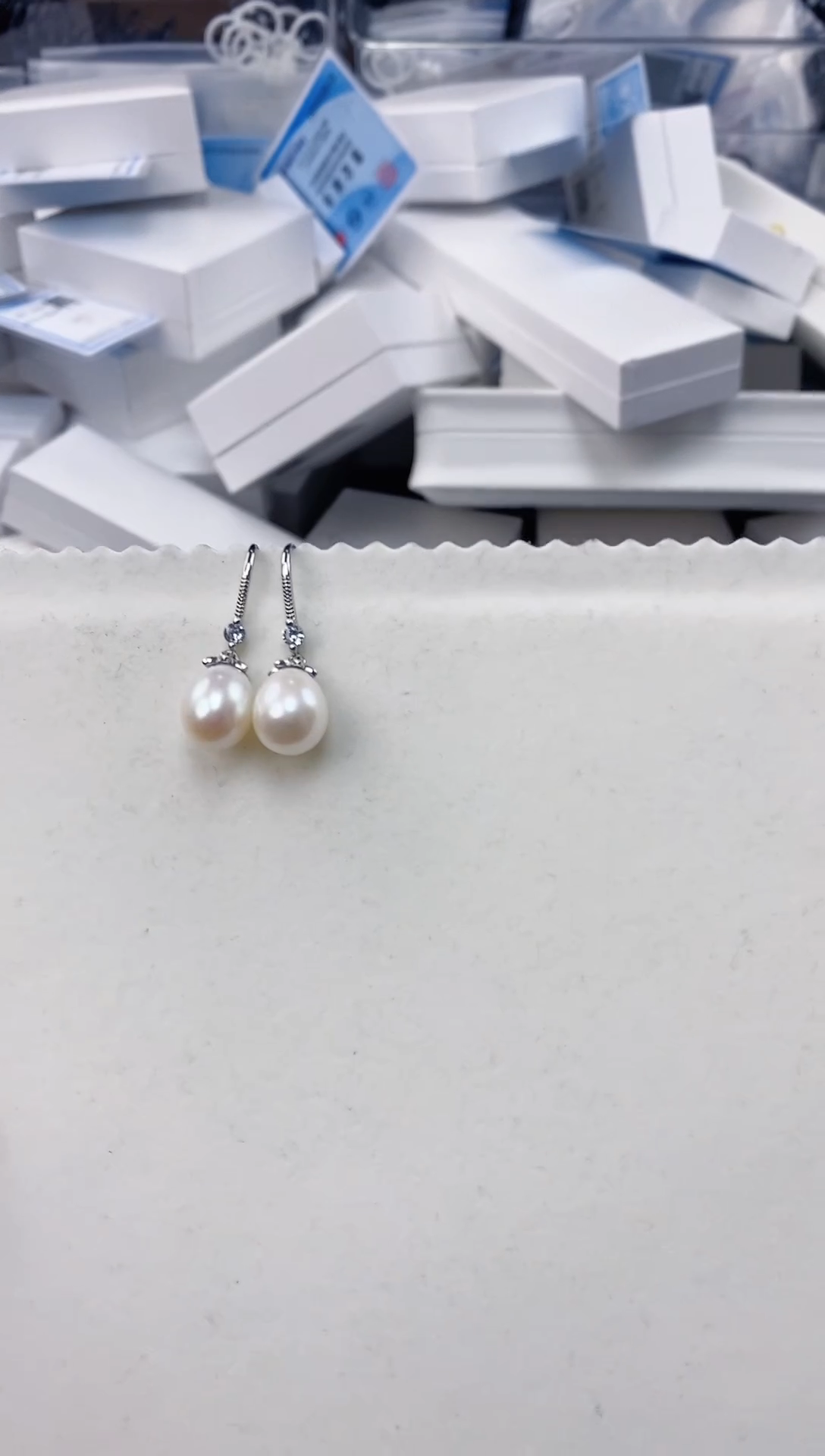 未镶嵌耳饰淡水珍珠ED1048