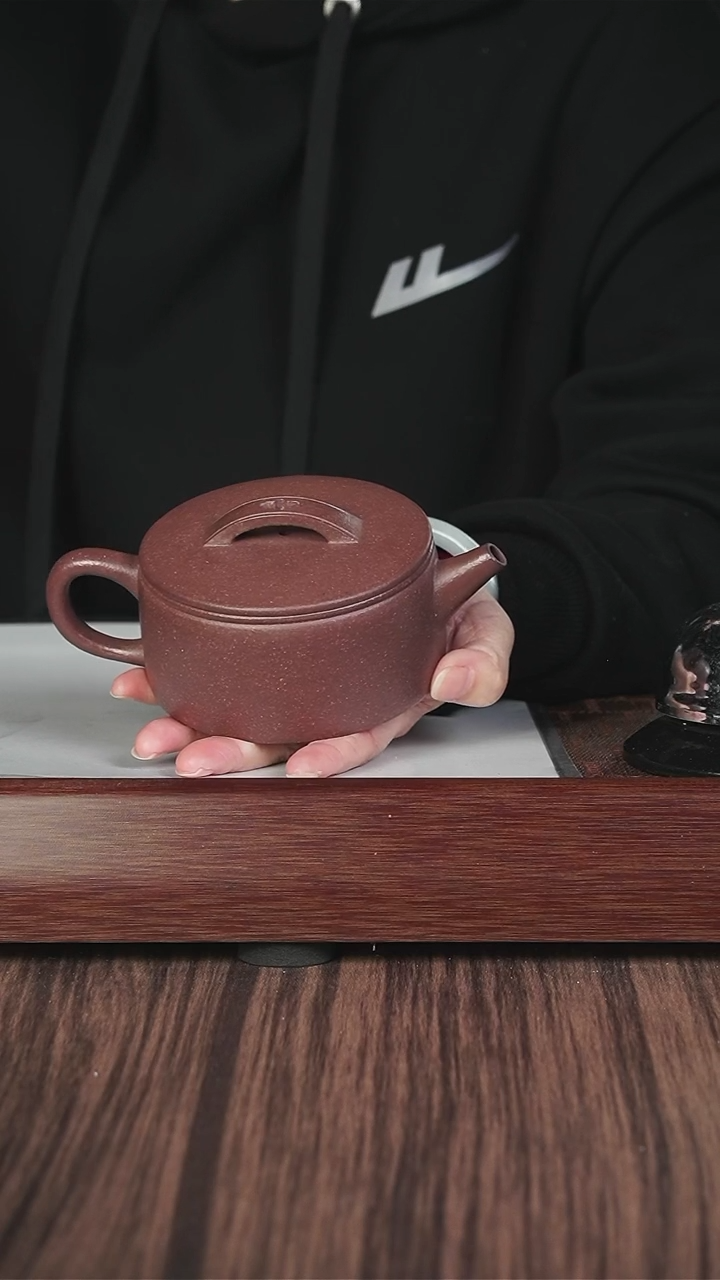 【闪购商品】紫砂茶壶千禧紫泥  汉瓦 240cc