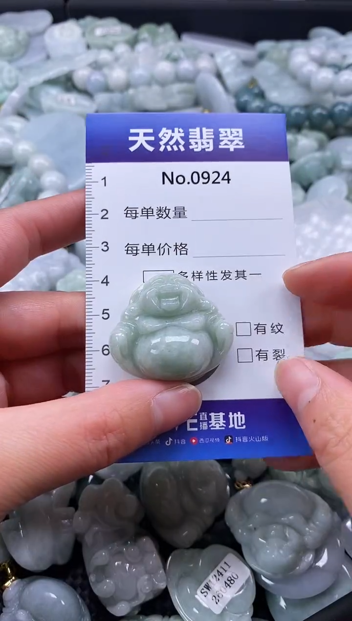 【闪购商品】翡翠颈饰未镶嵌缅甸A货翡翠0924