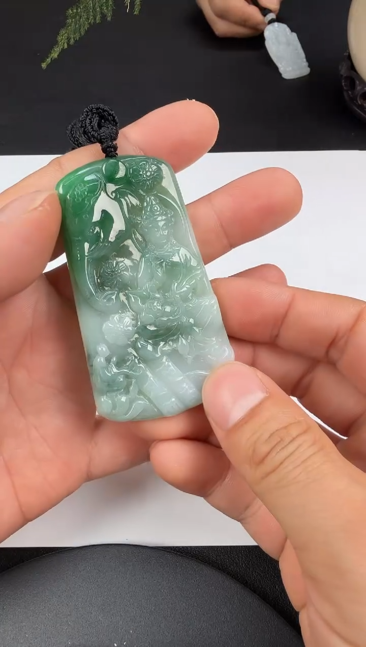 吊坠(不含链)未镶嵌翡翠翡翠饰品-88