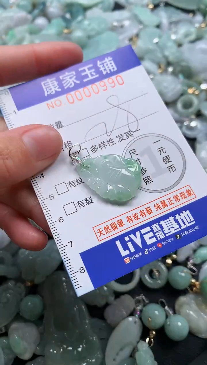 颈饰未镶嵌翡翠990