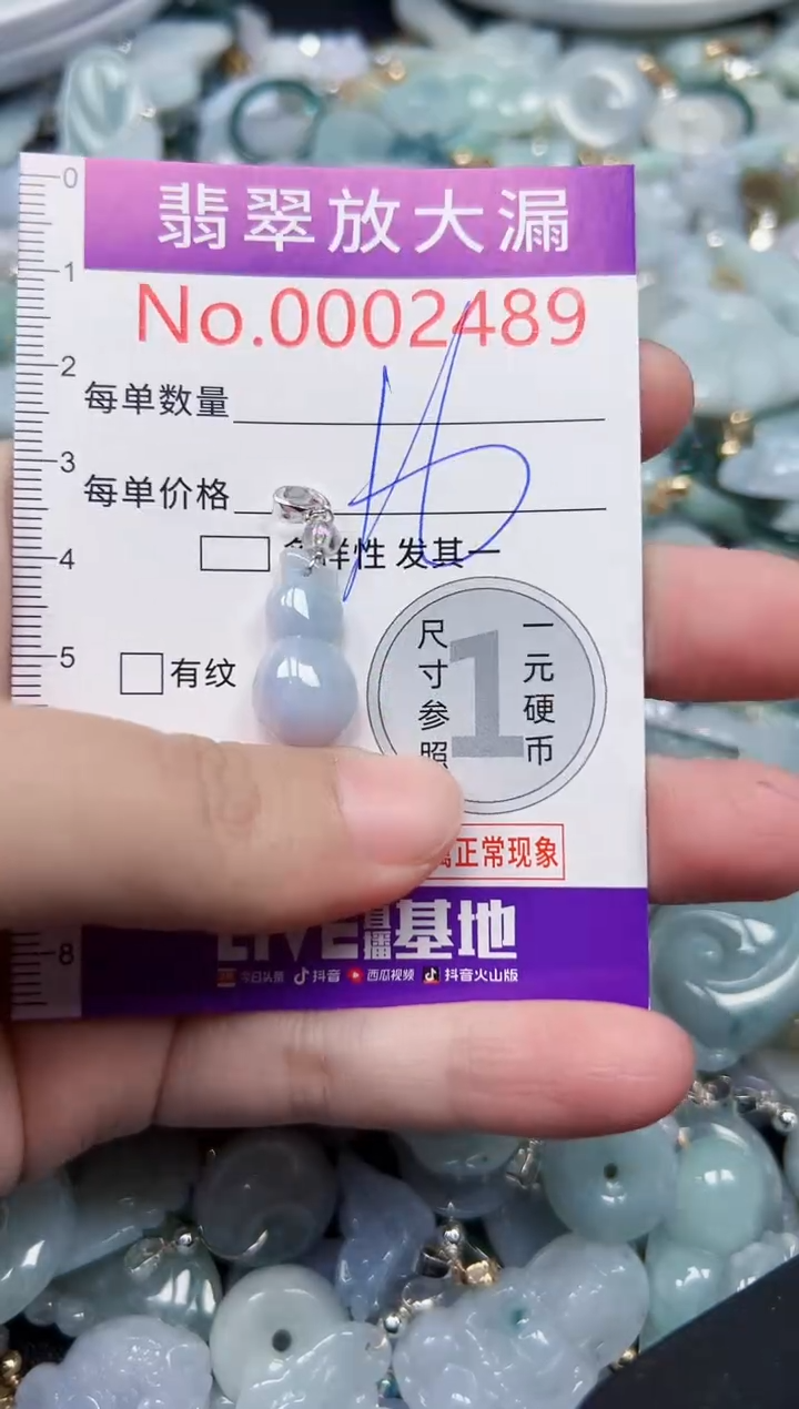 颈饰未镶嵌翡翠2489