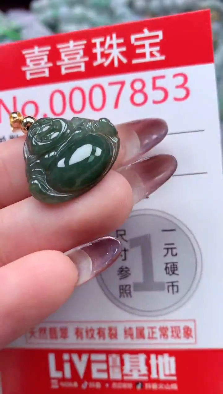 颈饰未镶嵌翡翠7853