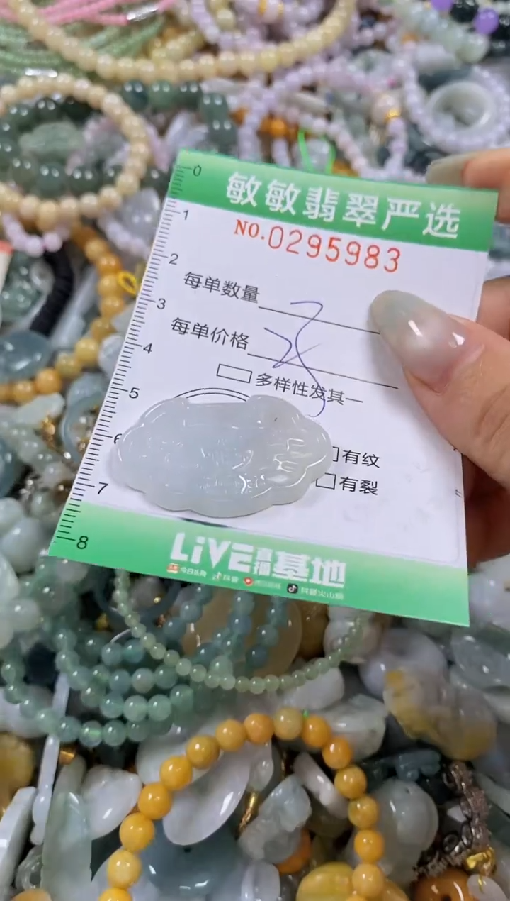 翡翠未镶嵌颈饰闪购0295983