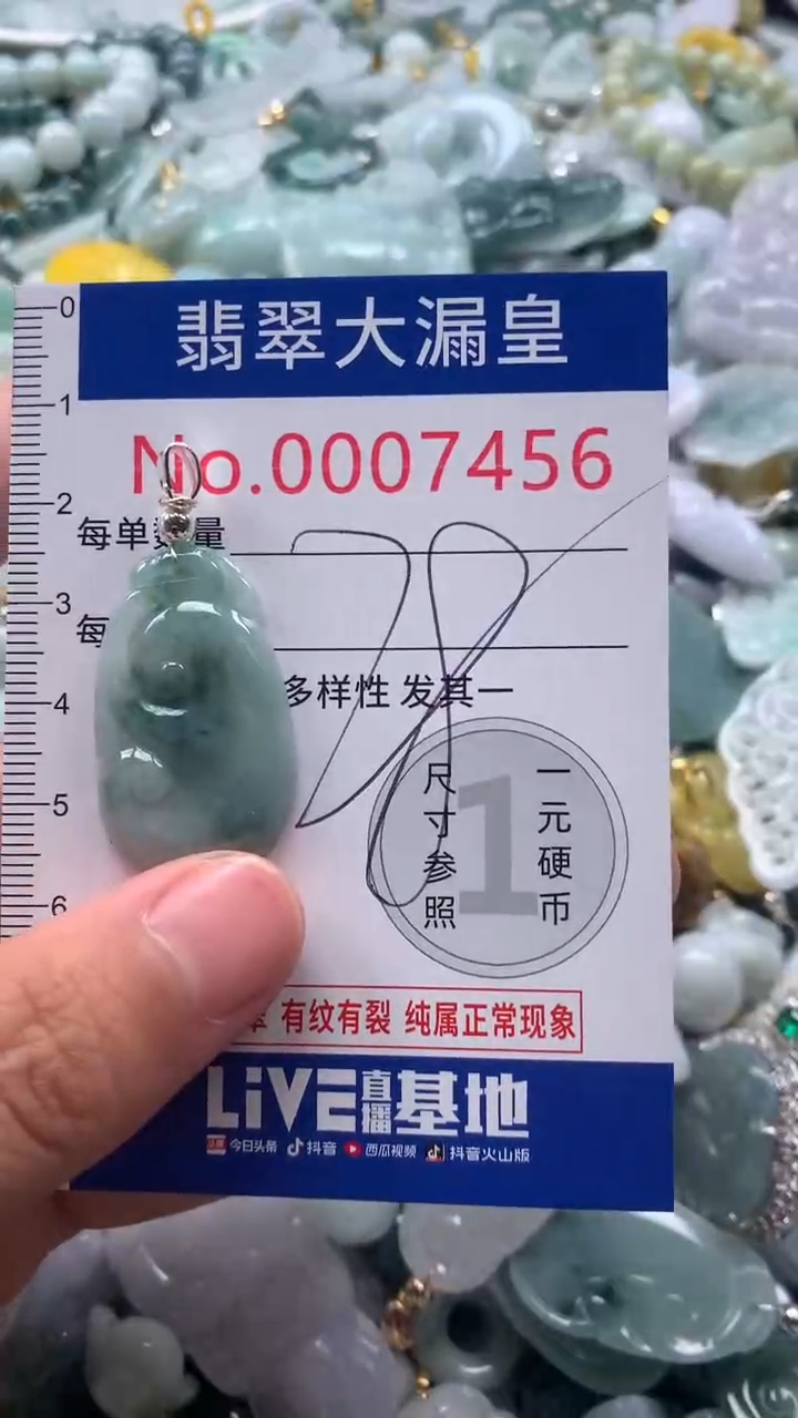 【闪购商品】翡翠吊坠(不含链)未镶嵌7456