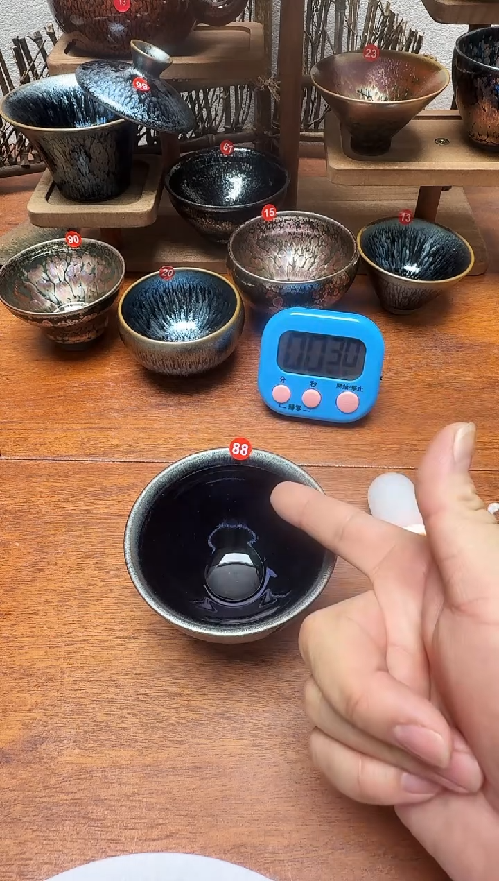 茶盏呵*鸿88号建盏工匠茶器