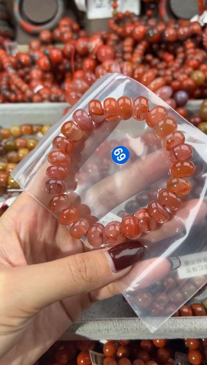 未镶嵌手串南红玛瑙12+