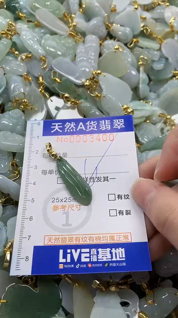 颈饰未镶嵌翡翠纯天然a货翡翠