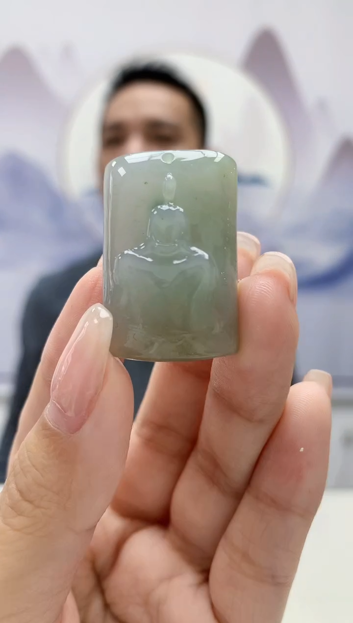 【闪购商品】翡翠颈饰未镶嵌3916kk-jj挂件10