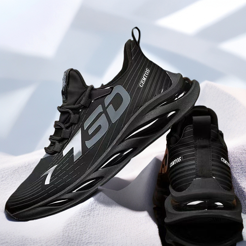 春秋新款经典百搭男士轻便软底户外跑步运动耐磨舒适休闲鞋