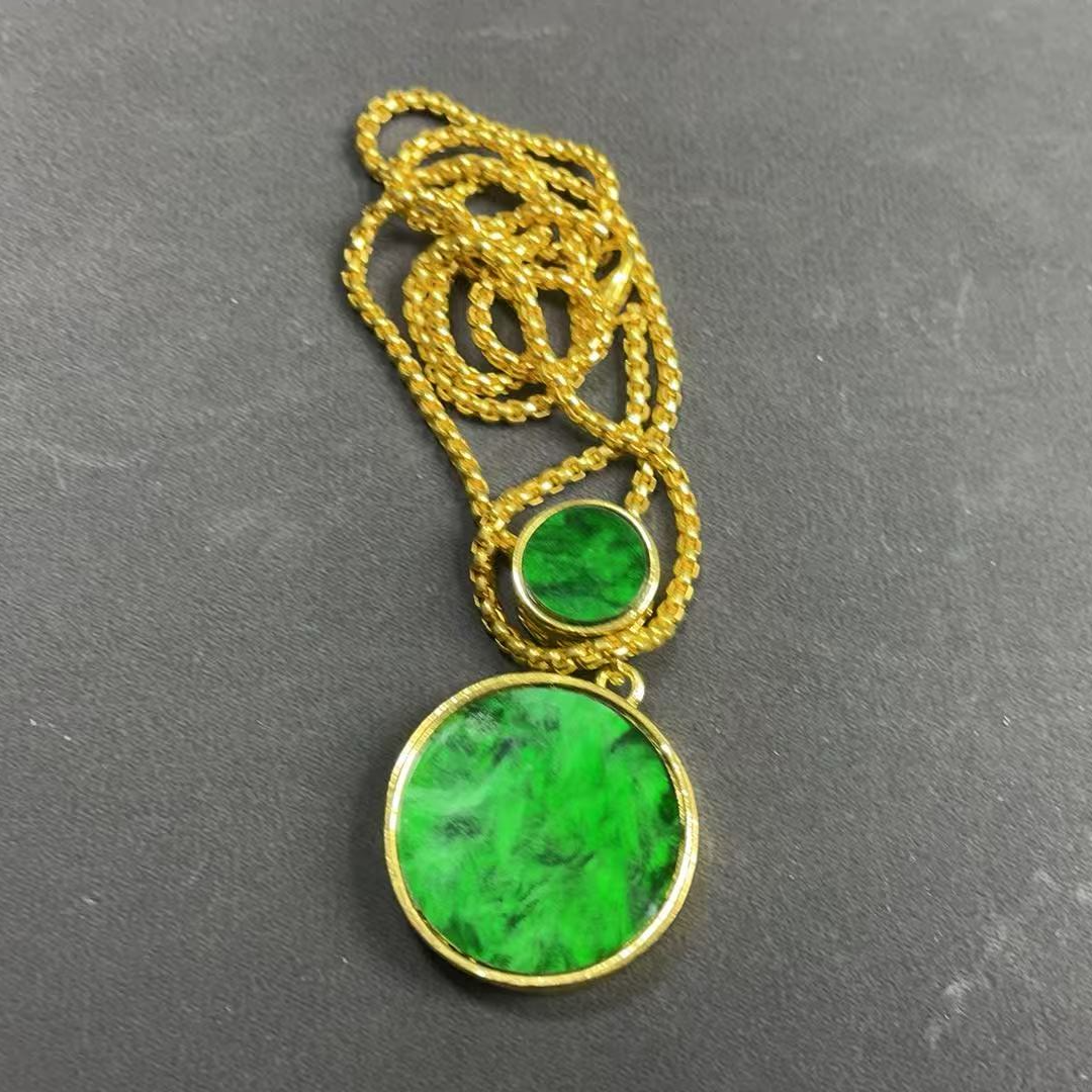  T13原创设计绿项链