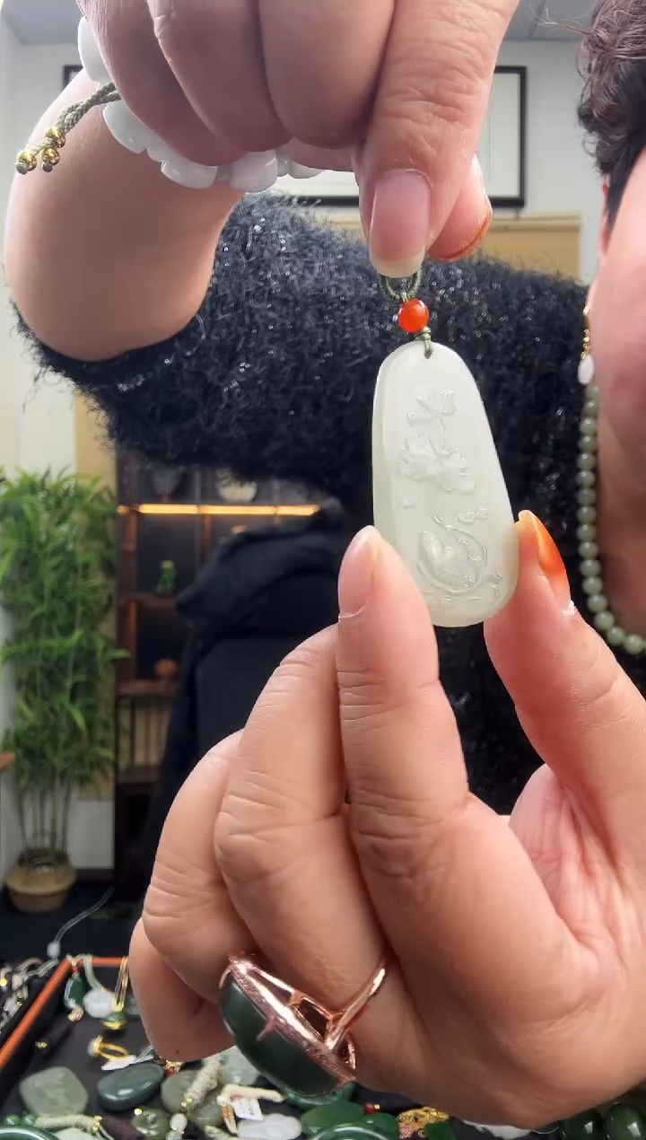 颈饰未镶嵌和田玉多样性发一  52