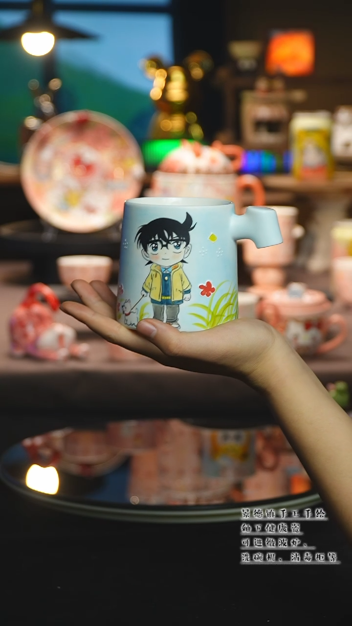 【闪购商品】杯陶瓷景德镇高温釉下彩&A178