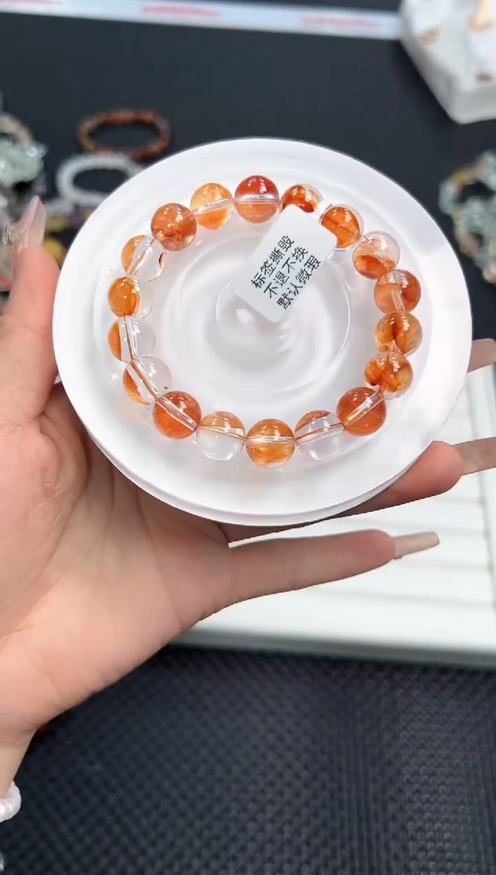 手串未镶嵌水晶34m多样性发其一/1条默认微瑕