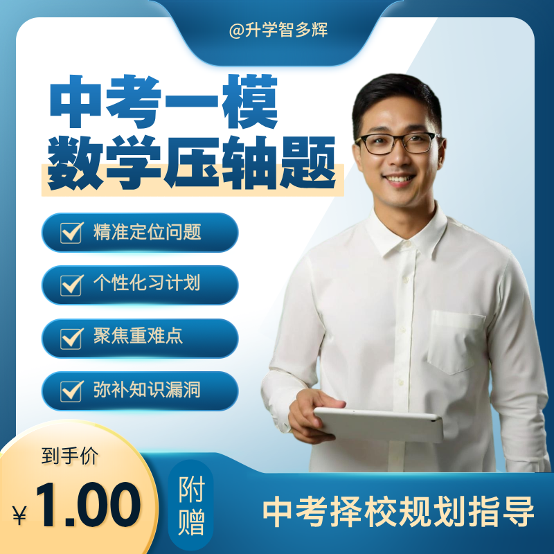 【1元抢中考数学压轴题突破】精准提分+重难点解析