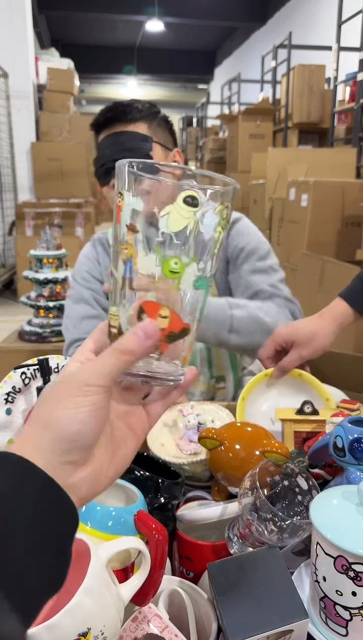 瓷片皮克斯合集玻璃杯