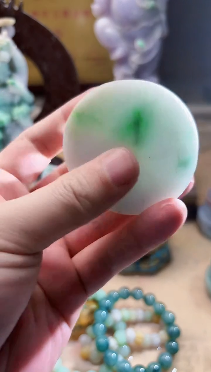 未镶嵌挂件翡翠A货张麦9476