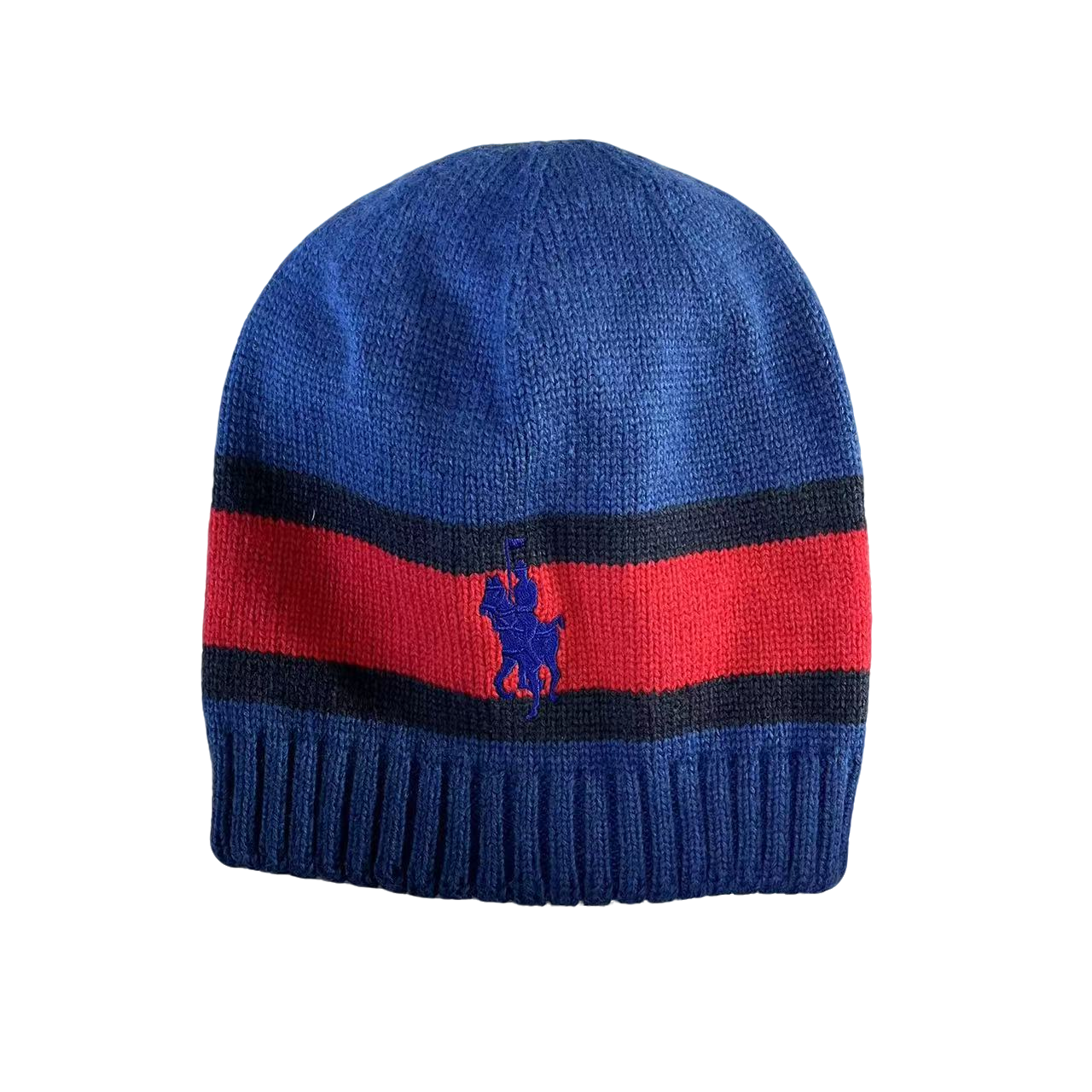 针织毛线帽时尚黑色男款保暖双层休闲男童冬季秋冬冷帽帽子新款