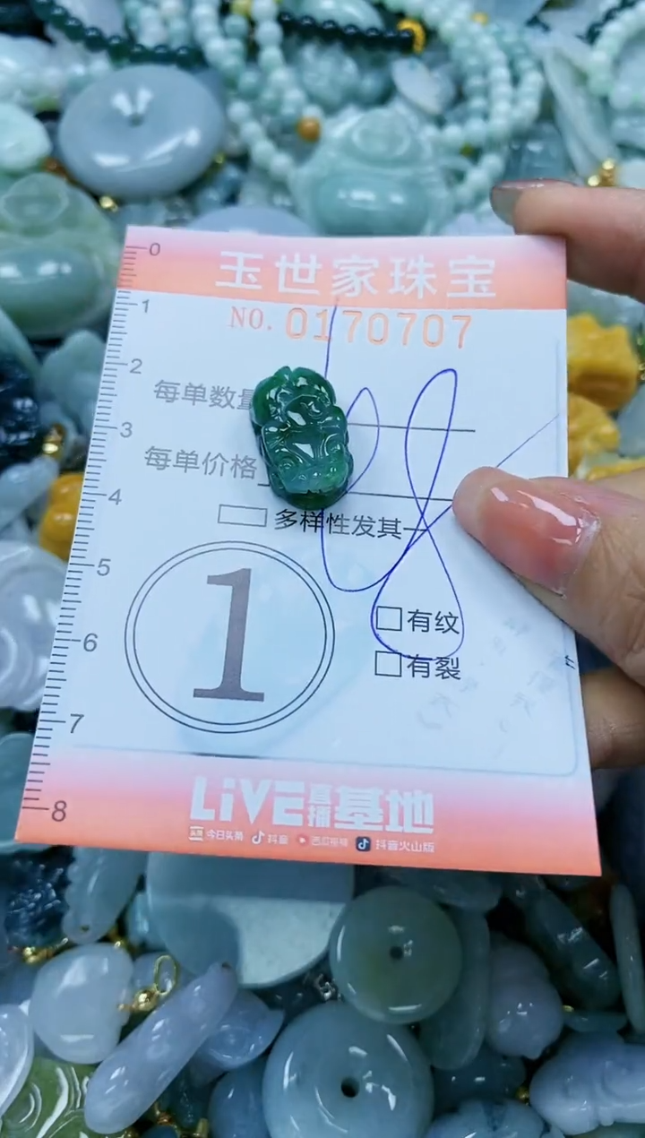 【闪购商品】翡翠颈饰未镶嵌闪购0170707