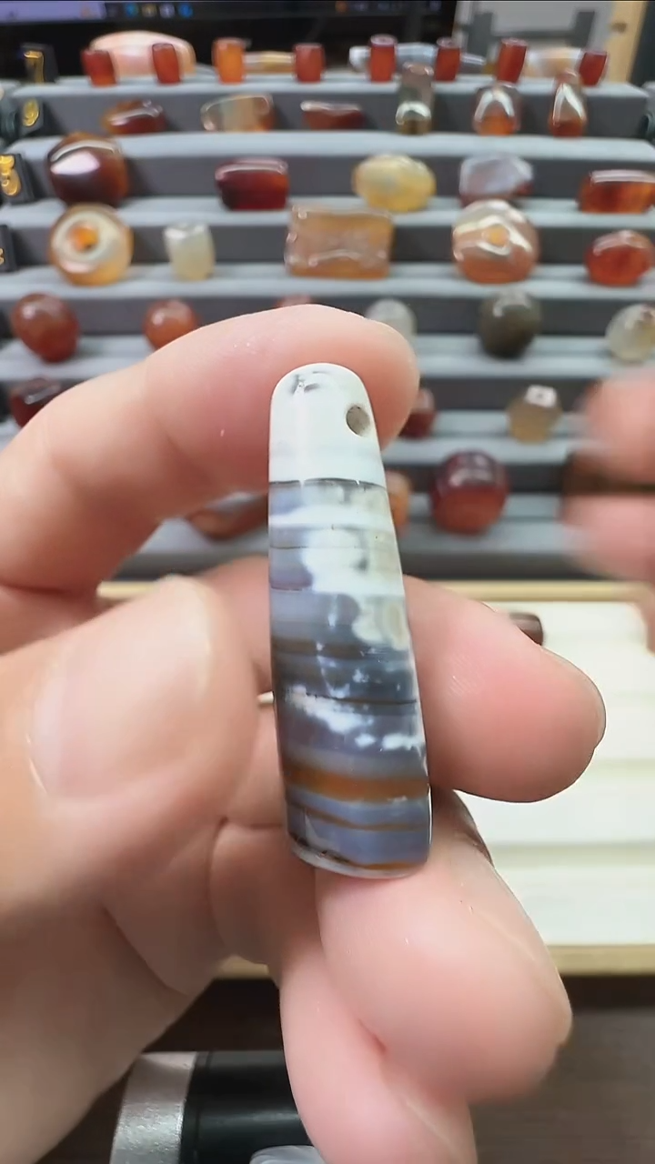 未镶嵌颈饰玛瑙/玉髓玛瑙42*13