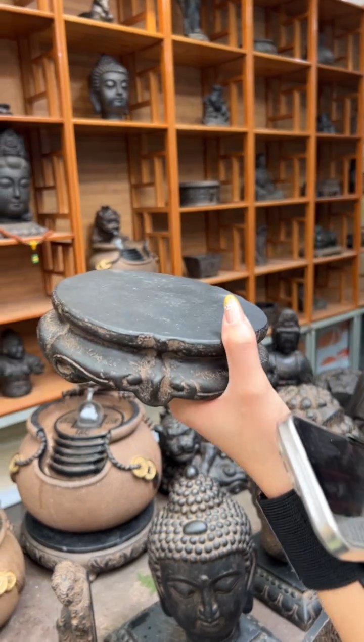 陶土【火山泥】金箍坛底座