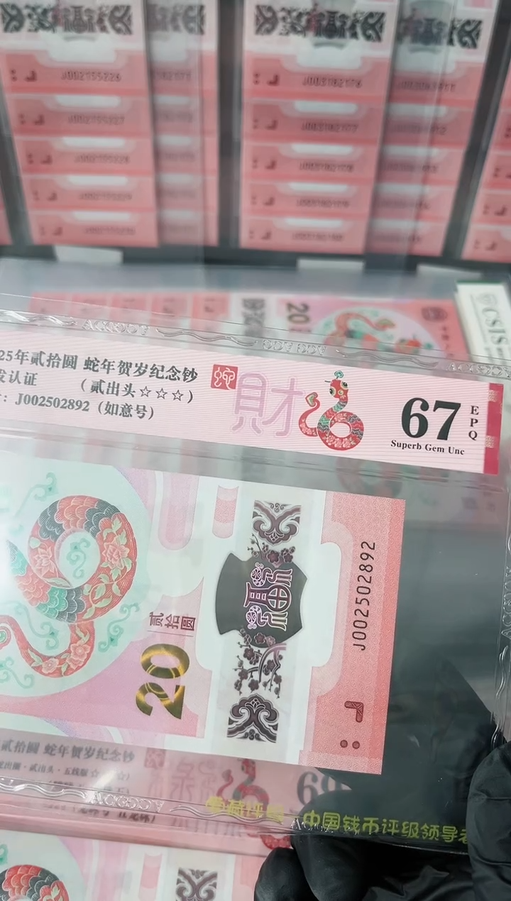 【闪购商品】2025年蛇钞单张JO02502892