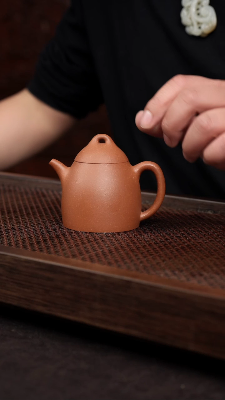 【闪购商品】紫砂茶壶五彩泥 光素秦钟