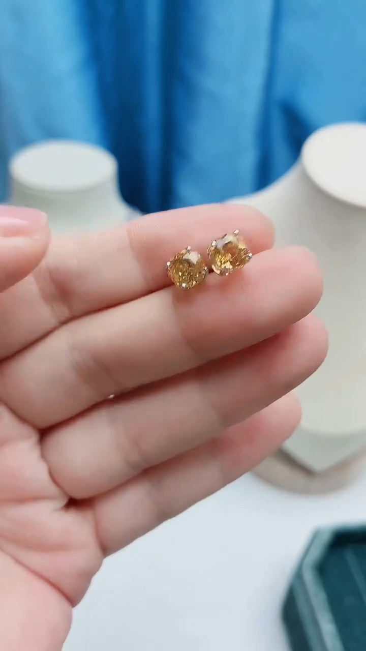 银S925镶嵌耳饰水晶1110ZB065产品一个（多样性）