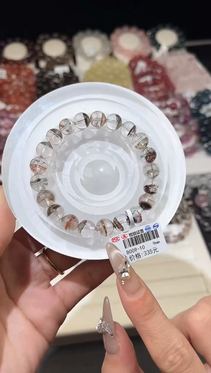 【闪购商品】水晶手链未镶嵌多样性发一莫奈幽灵9mm