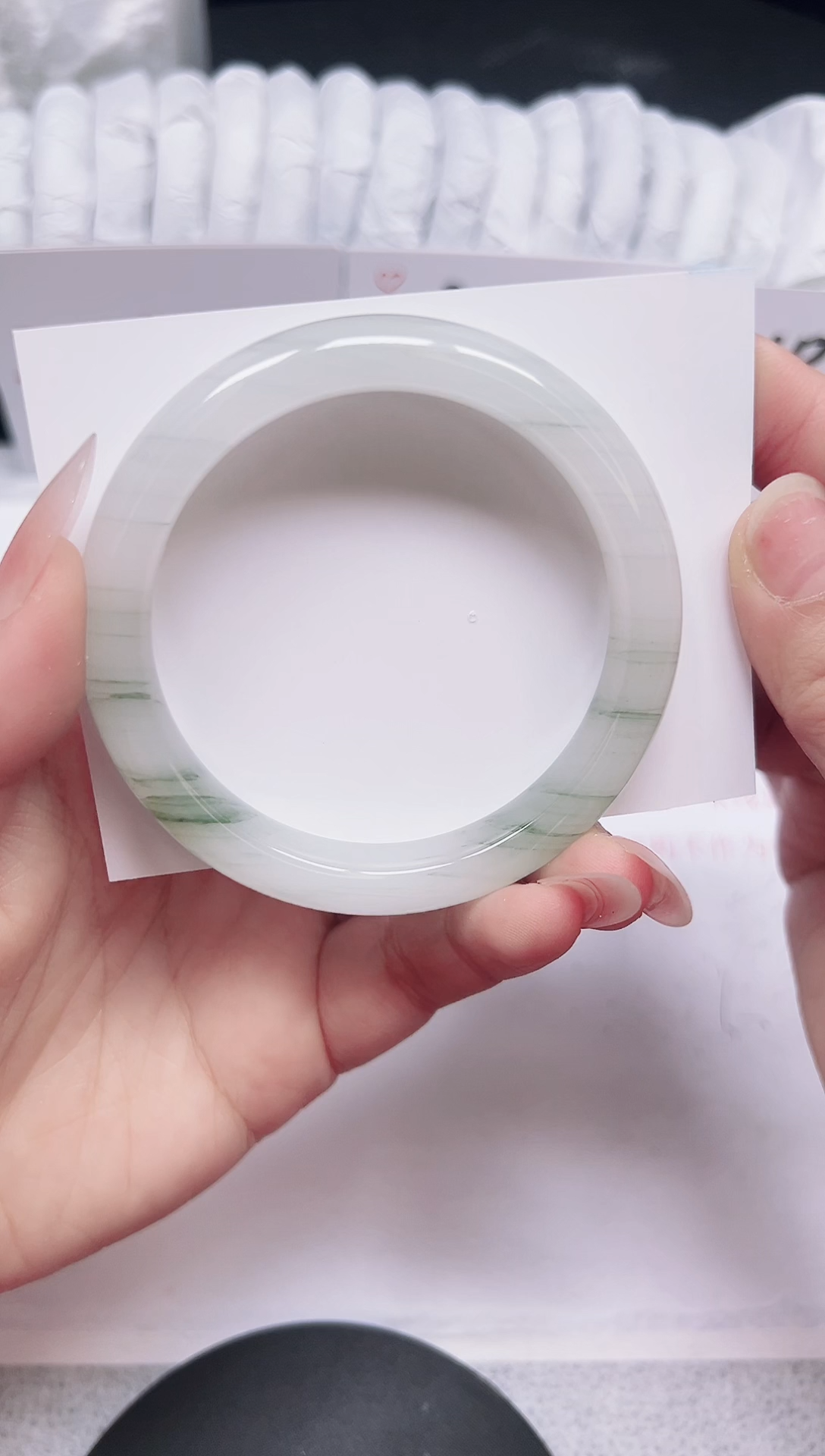 未镶嵌手镯石英质玉63-57.6