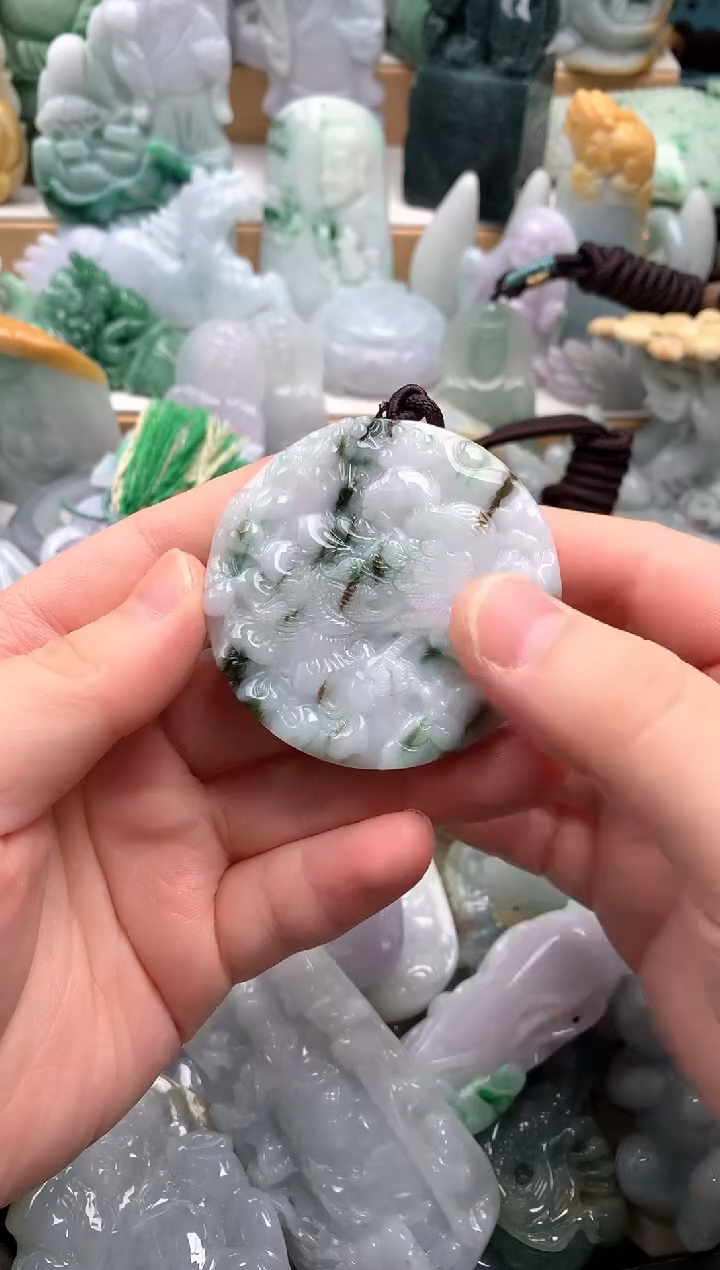 吊坠(不含链)未镶嵌翡翠1