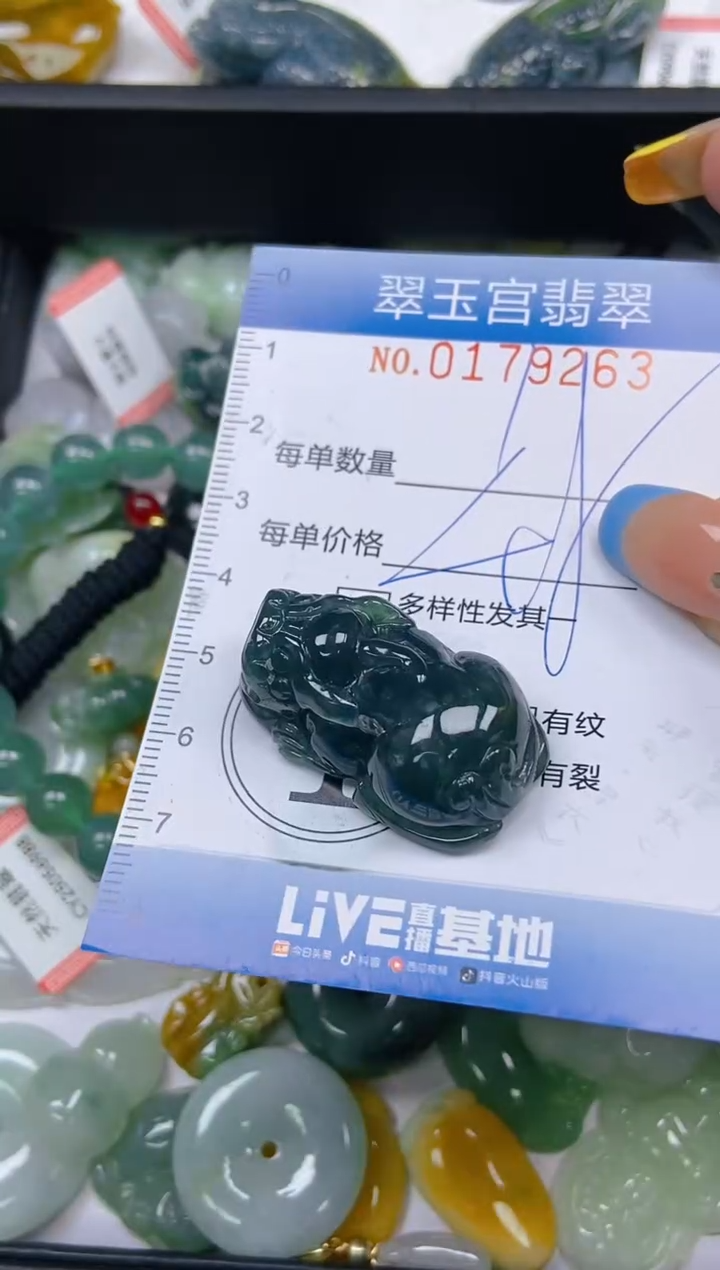 翡翠未镶嵌颈饰闪购0179263